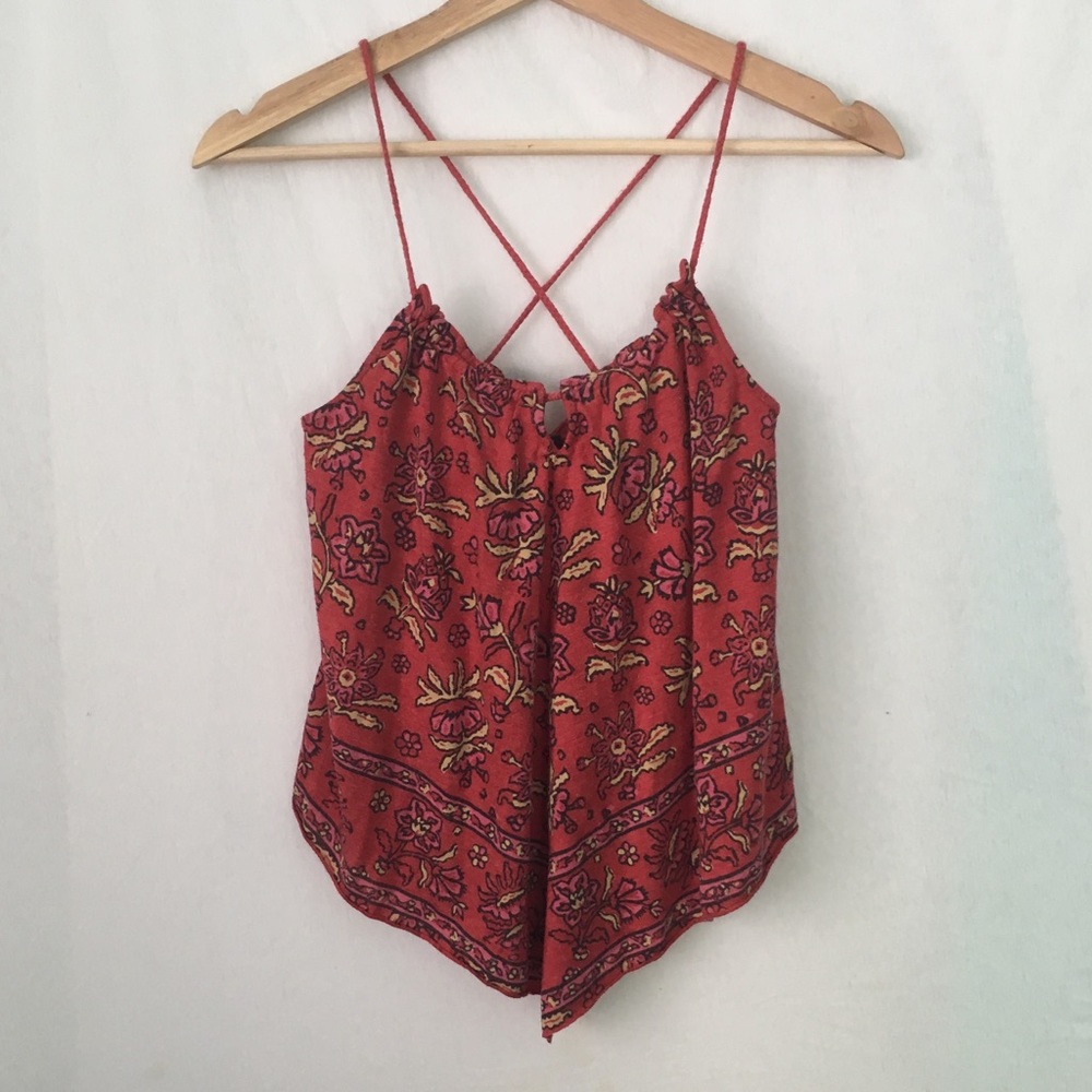 AEO | Floral Sleeveless Top
